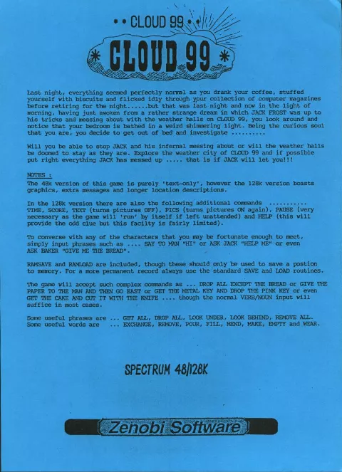 Scanned instructions
