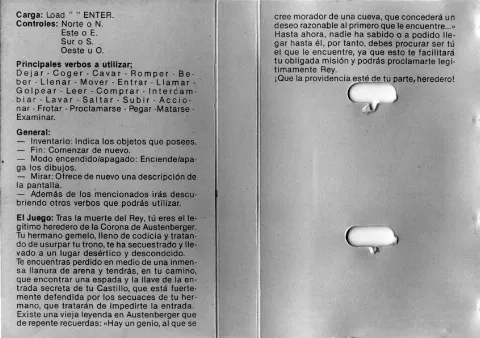 Scanned instructions
