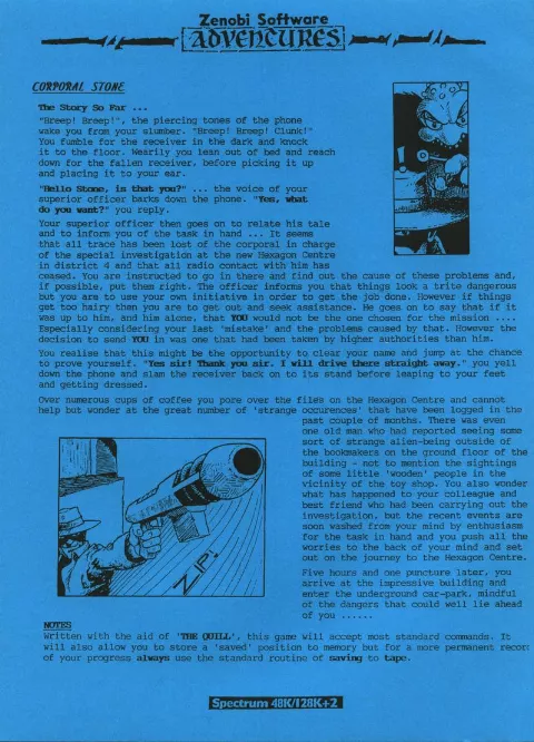 Scanned instructions