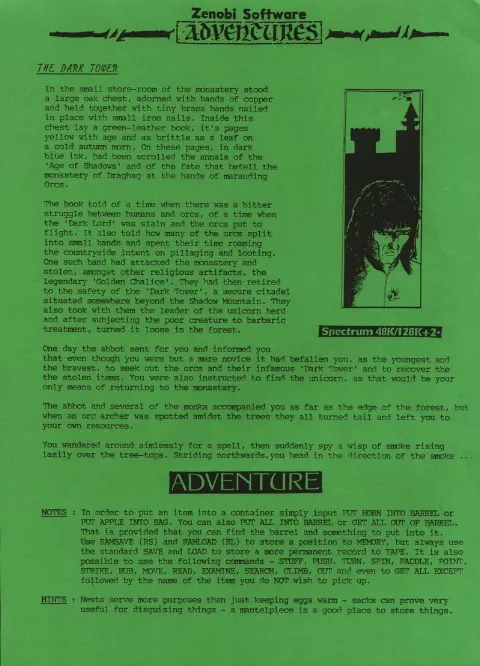 Scanned instructions