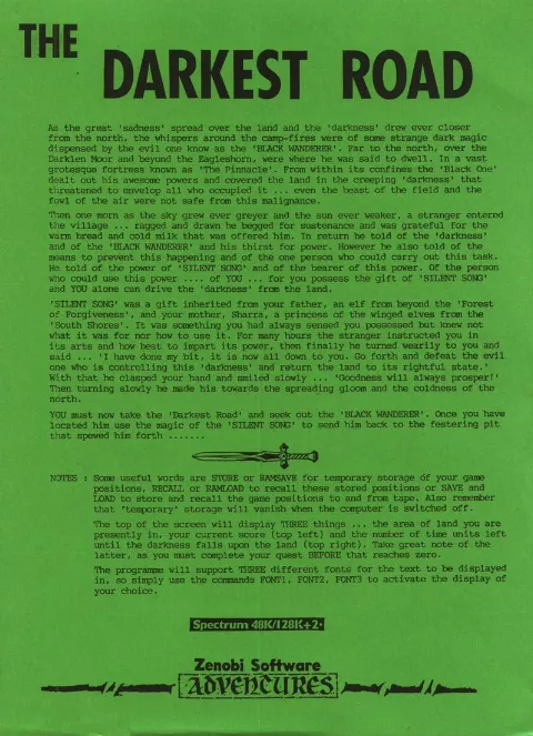Scanned instructions