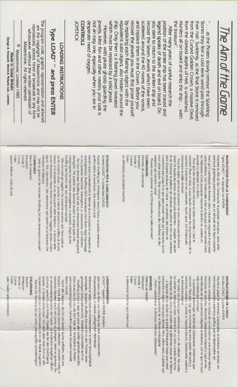 Scanned instructions