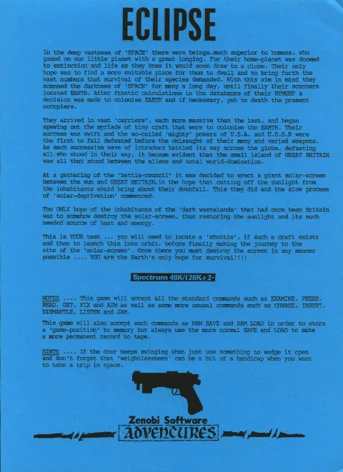 Scanned instructions