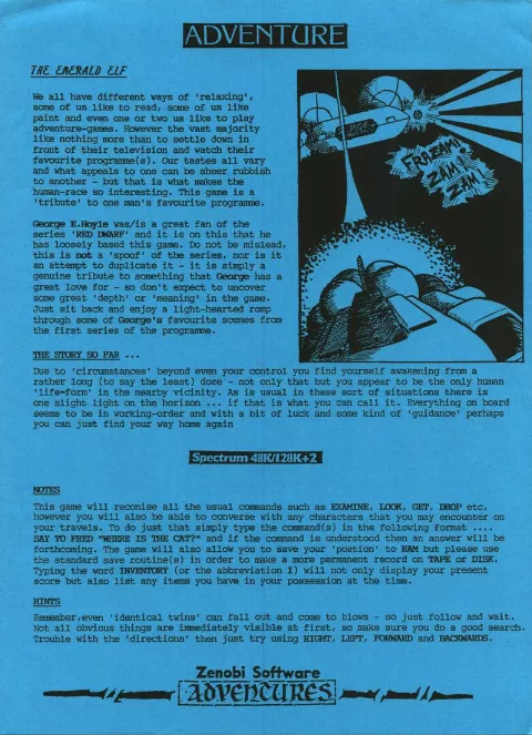 Scanned instructions