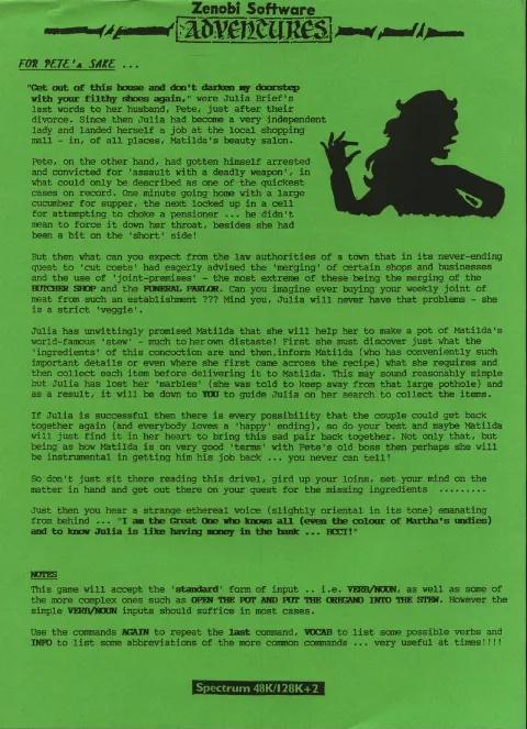 Scanned instructions