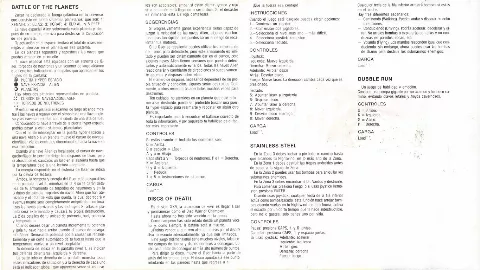 Scanned instructions