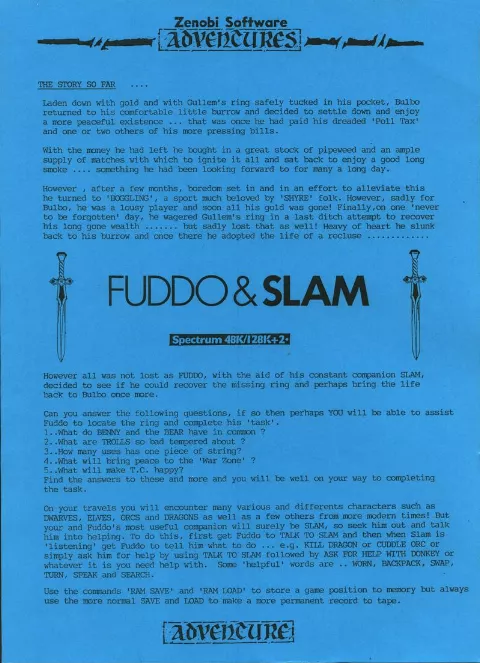Scanned instructions