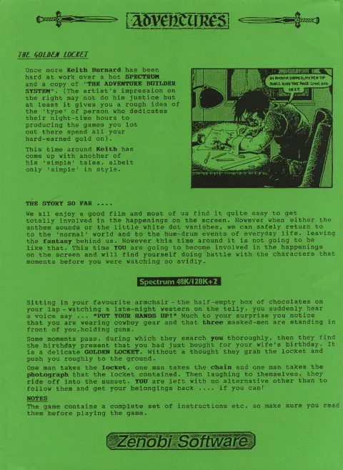 Scanned instructions