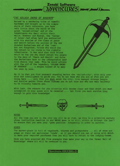 Scanned instructions