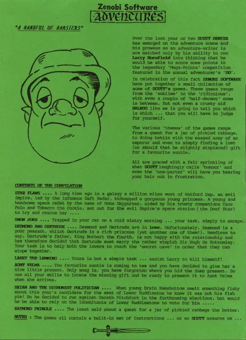 Scanned instructions