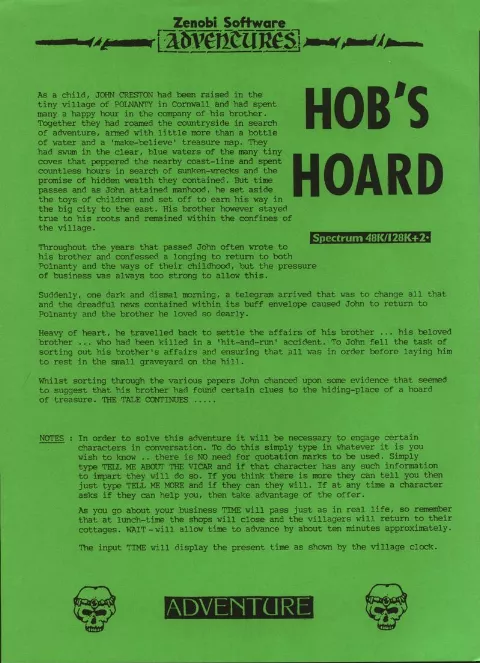 Scanned instructions