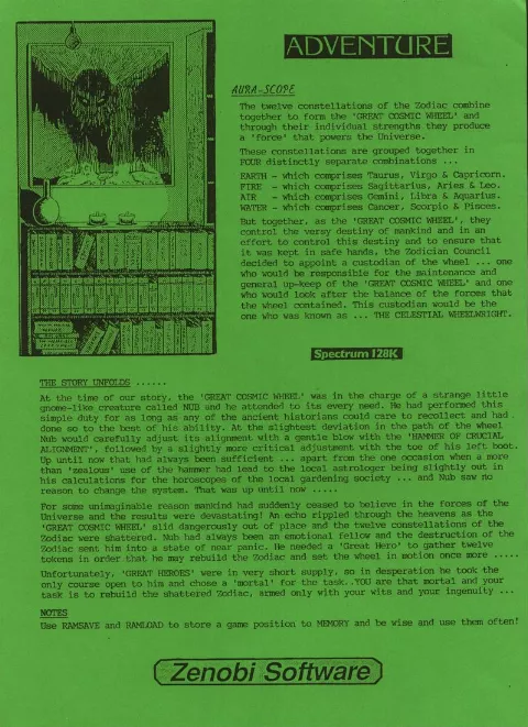 Scanned instructions