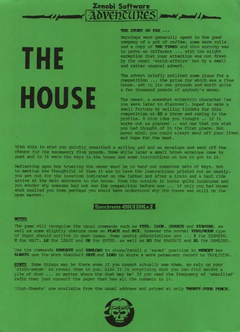 Scanned instructions