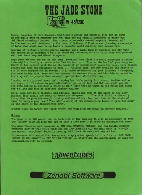 Scanned instructions