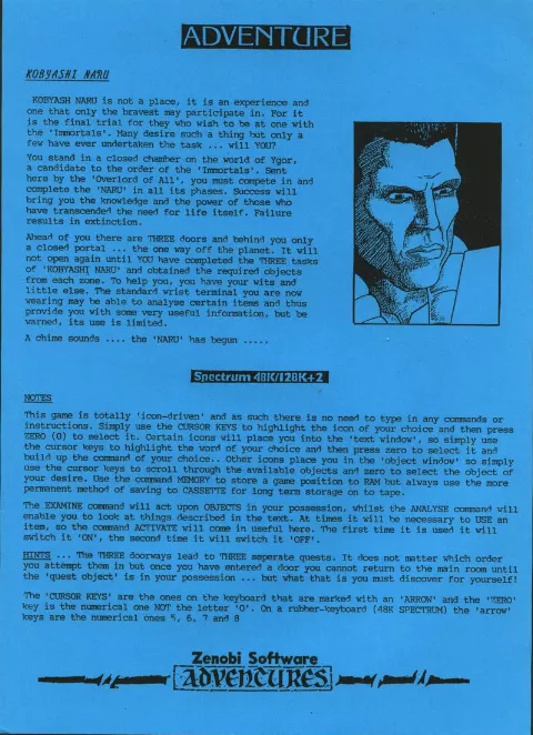 Scanned instructions