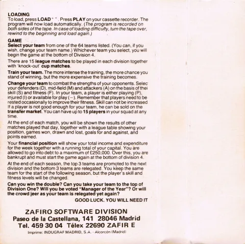 Scanned instructions