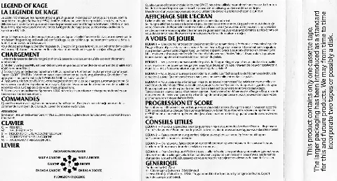 Scanned instructions