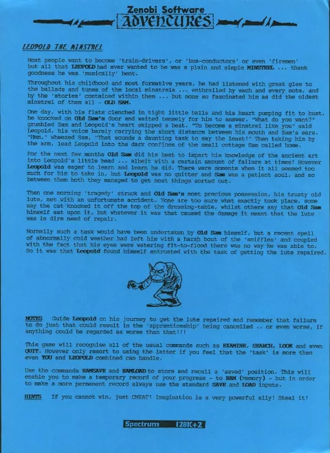 Scanned instructions