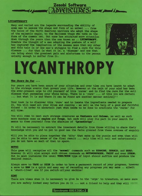 Scanned instructions