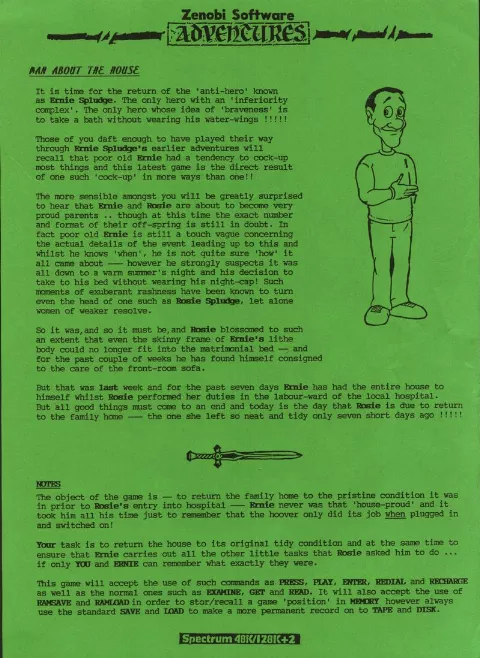 Scanned instructions