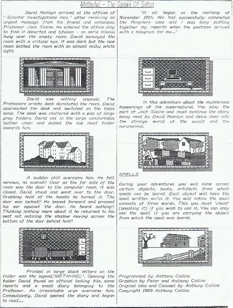 Scanned instructions