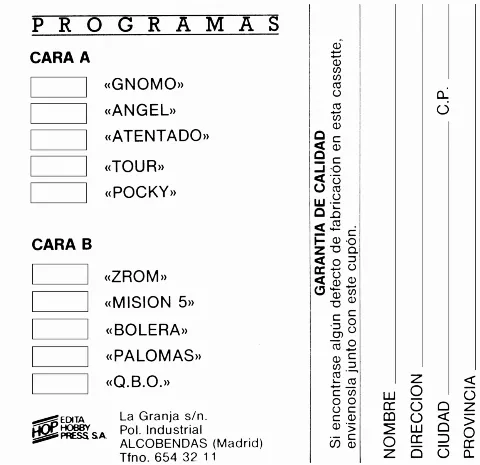 Scanned instructions