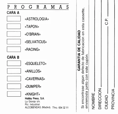 Scanned instructions