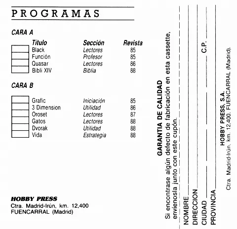 Scanned instructions