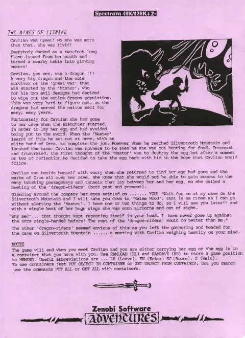 Scanned instructions