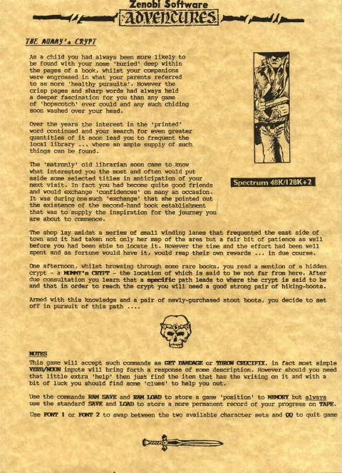 Scanned instructions