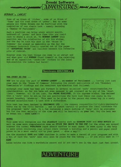 Scanned instructions