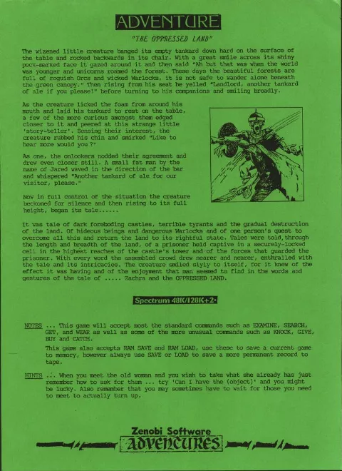 Scanned instructions