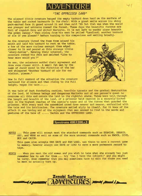 Scanned instructions