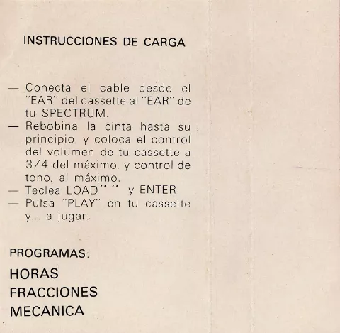 Scanned instructions