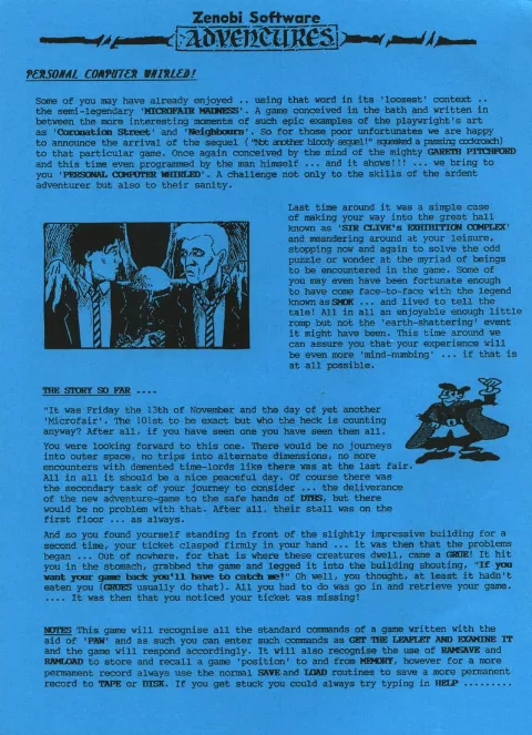 Scanned instructions