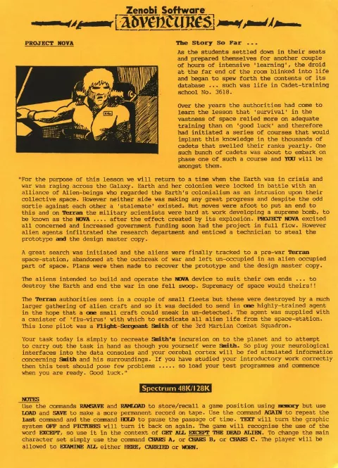 Scanned instructions