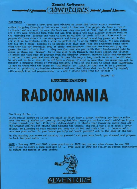 Scanned instructions