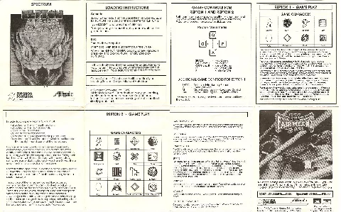 Scanned instructions