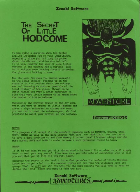 Scanned instructions