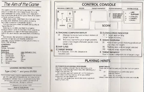 Scanned instructions
