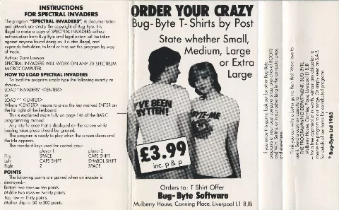 Scanned instructions