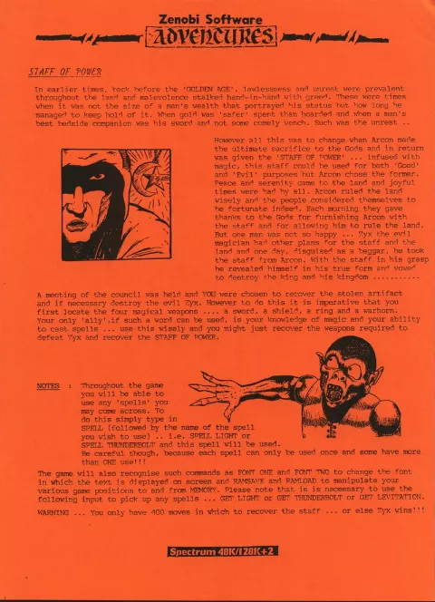 Scanned instructions