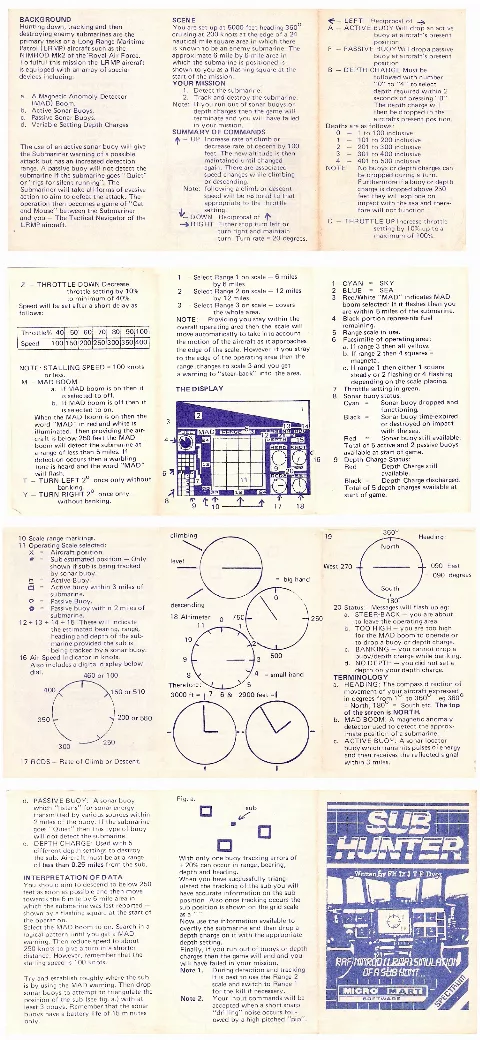 Scanned instructions