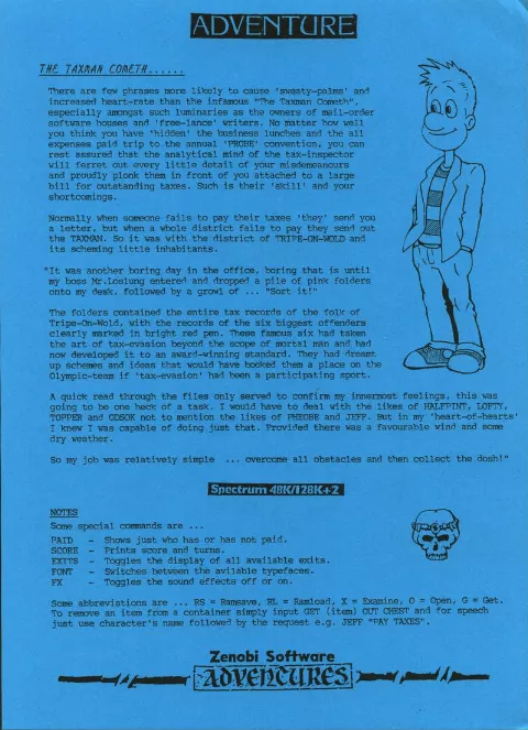 Scanned instructions