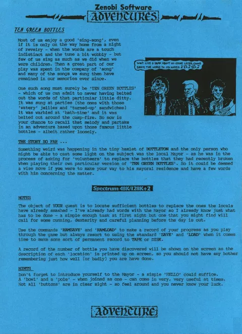 Scanned instructions