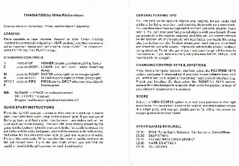 Scanned instructions