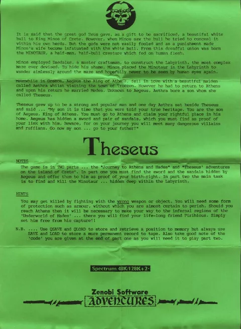Scanned instructions