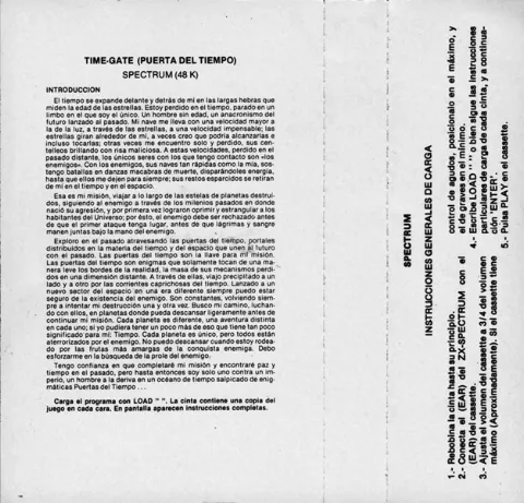 Scanned instructions