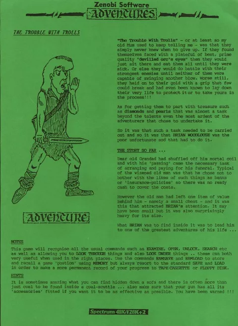 Scanned instructions