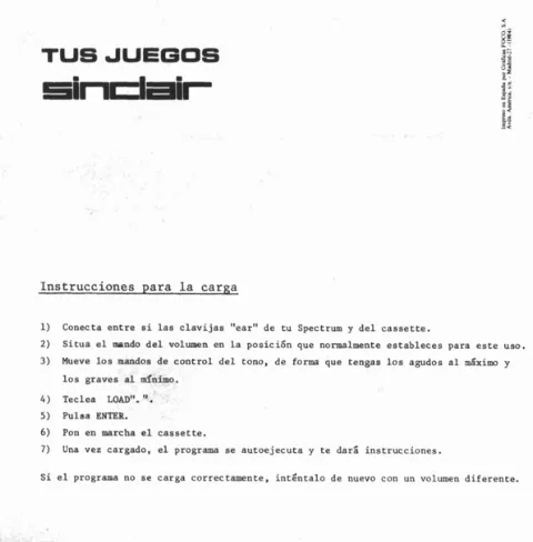 Scanned instructions